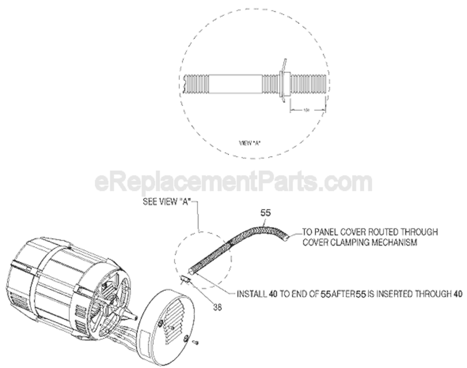 Page C Diagram and Parts List for H650IS-W  Porter Cable Generator